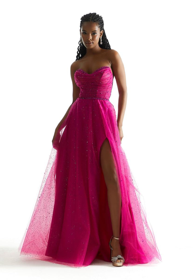 Morilee Strapless A-Line Prom Dress 49028