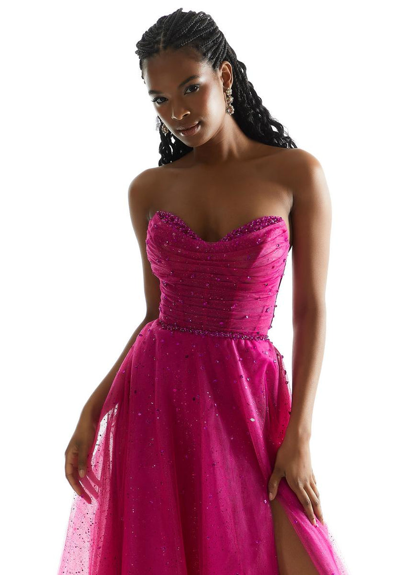 Morilee Strapless A-Line Prom Dress 49028