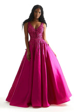 Morilee Lace Satin Ball Gown Prom Dress 49044