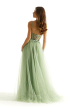 Morilee Plunging Corset A-Line Prom Dress 49069