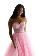 Morilee Strapless Corset Prom Dress 49077