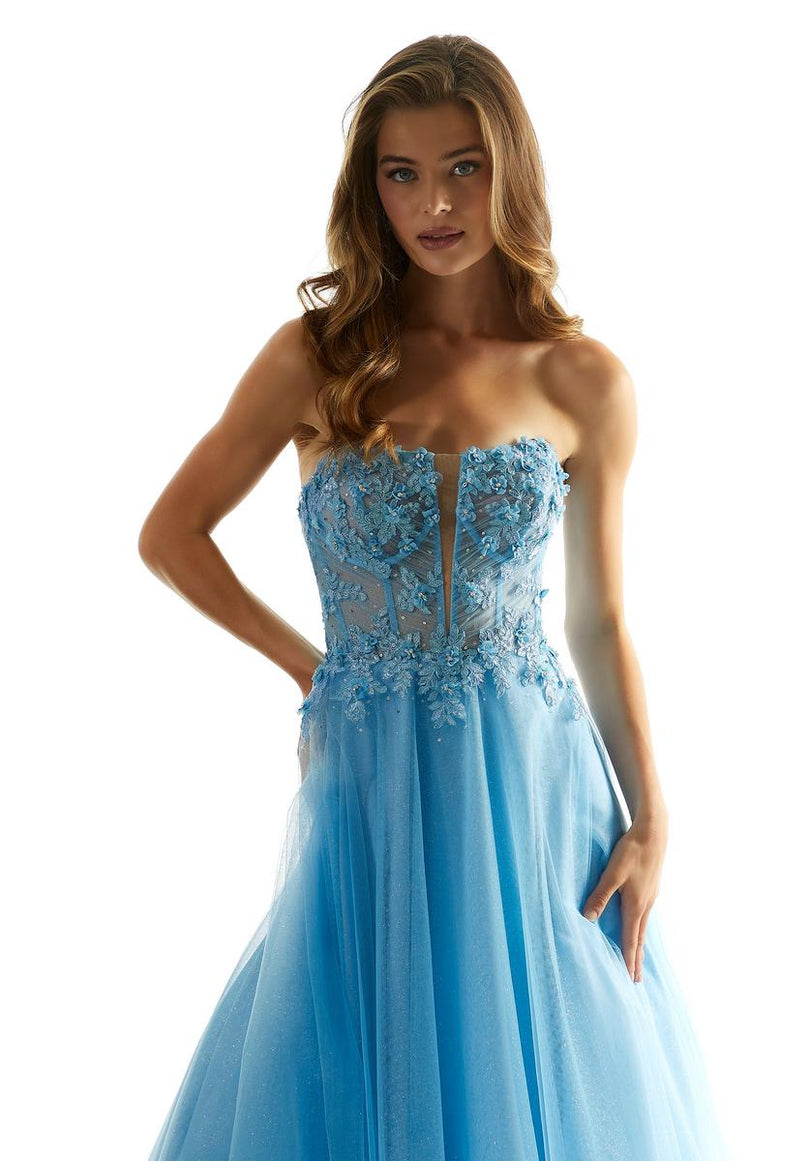 Morilee Strapless Ball Gown Prom Dress 49086