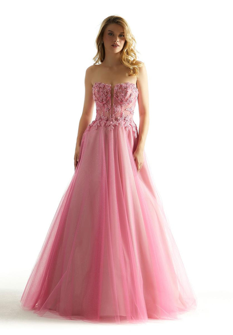 Morilee Strapless Ball Gown Prom Dress 49086