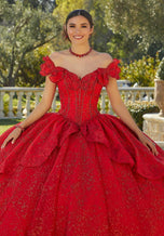 Vizcaya by Morilee Butterfly Neckline Quince Dress 89431