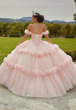 Vizcaya by Morilee Rosette Skirt Quince Dress 89433