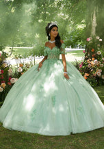 Vizcaya by Morilee Sheer Corset Quince Dress 89445