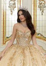 Vizcaya by Morilee Diamanté Beaded Quince Dress 89472