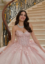 Vizcaya by Morilee Corset Sparkle Quince Dress 89483