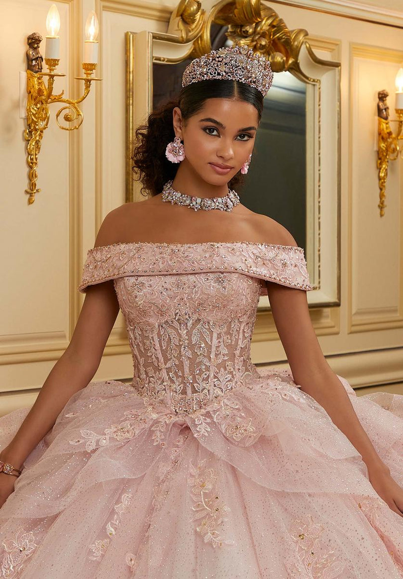 Vizcaya by Morilee Off Shoulder Quince Dress 89485