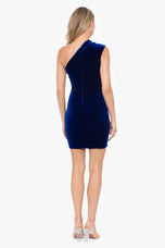 Blondie Nites Velvet Homecoming Dress 4414BN