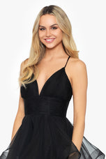 Blondie Nites Tiered Homecoming Dress 4314BN