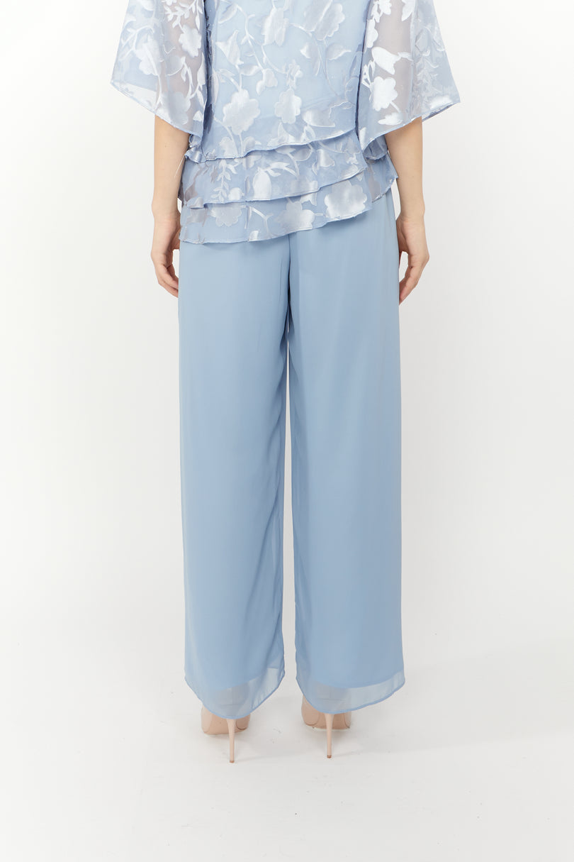 Alex Evenings Full-length Chiffon Trousers 370927