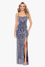 Betsy and Adam Beaded "Holly" Dress A26346