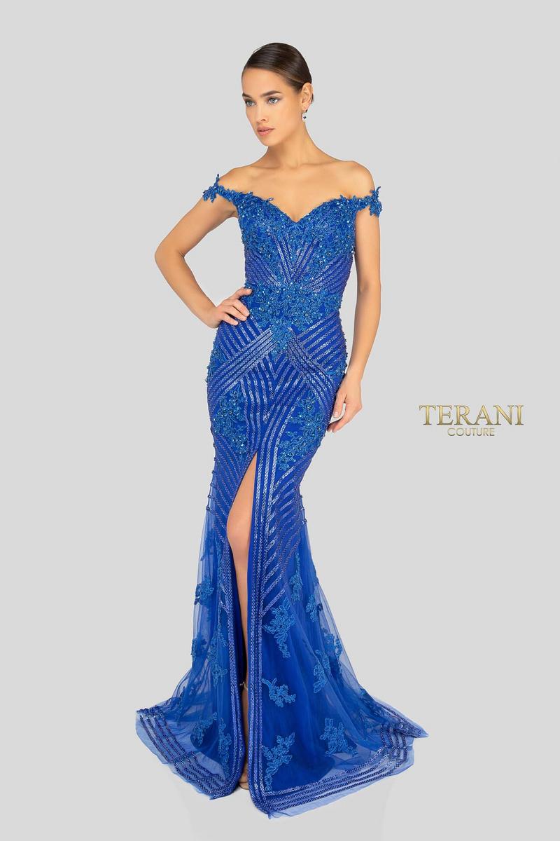 Terani Beaded Evening Gown 1912GL9572