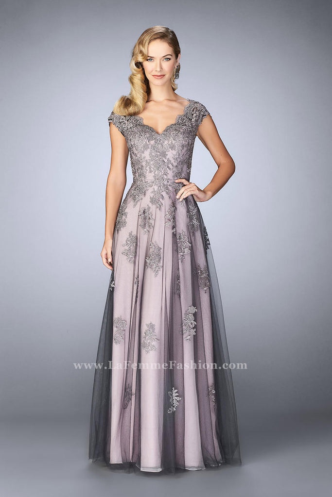 La Femme Evening Dress 23449