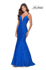 La Femme Illusion Lace Prom Dress 28355