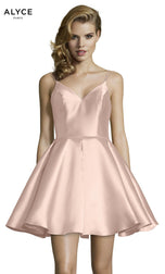 Alyce Paris A-Line Homecoming Dress 3764