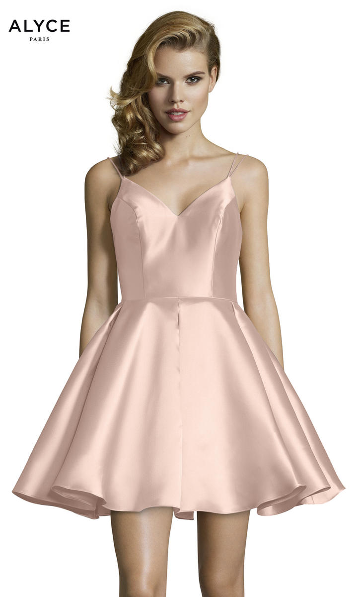 Alyce Paris A-Line Homecoming Dress 3764