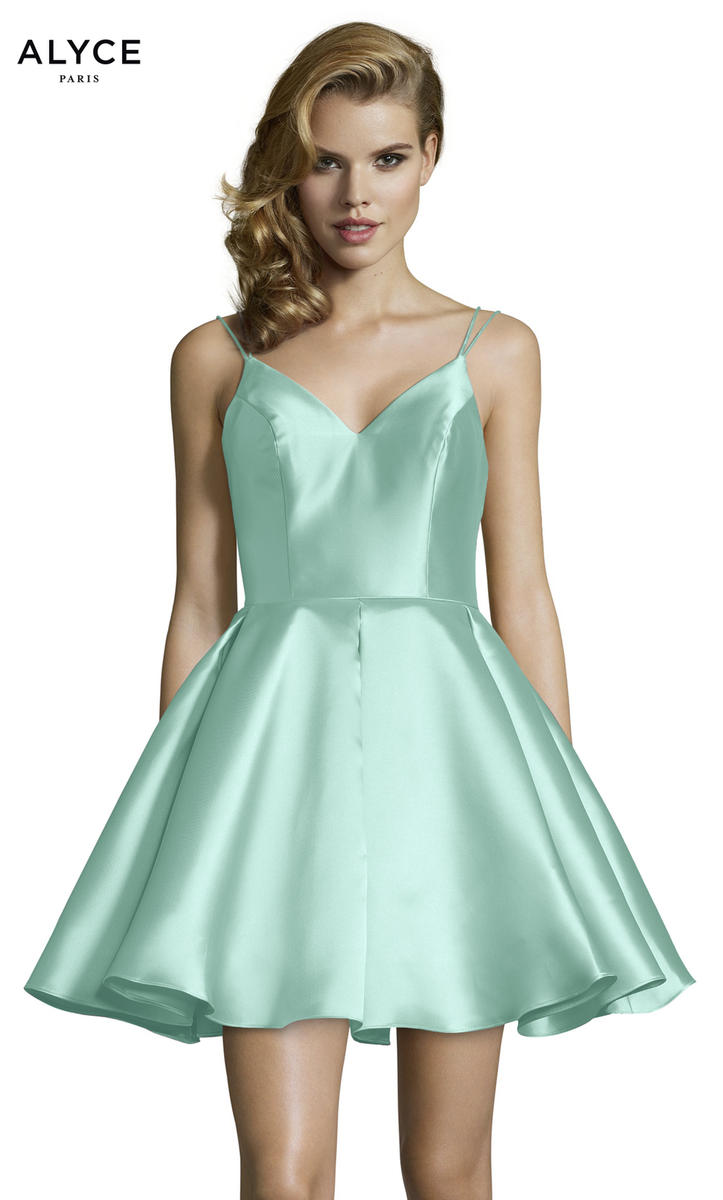 Alyce Paris A-Line Homecoming Dress 3764