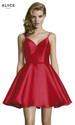 Alyce Paris A-Line Homecoming Dress 3764