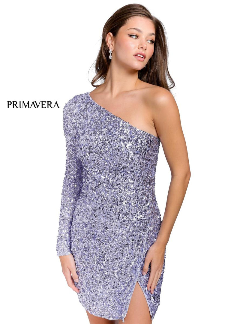 Primavera Couture Short Sequin Dress 3860