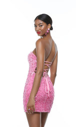 Alyce Paris Strapless Sequin Dress 4605