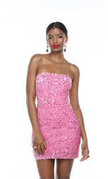 Alyce Paris Strapless Sequin Dress 4605