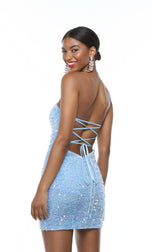 Alyce Paris Strapless Sequin Dress 4605