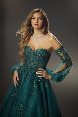 Morilee Glitter Tulle Prom Dress 48053