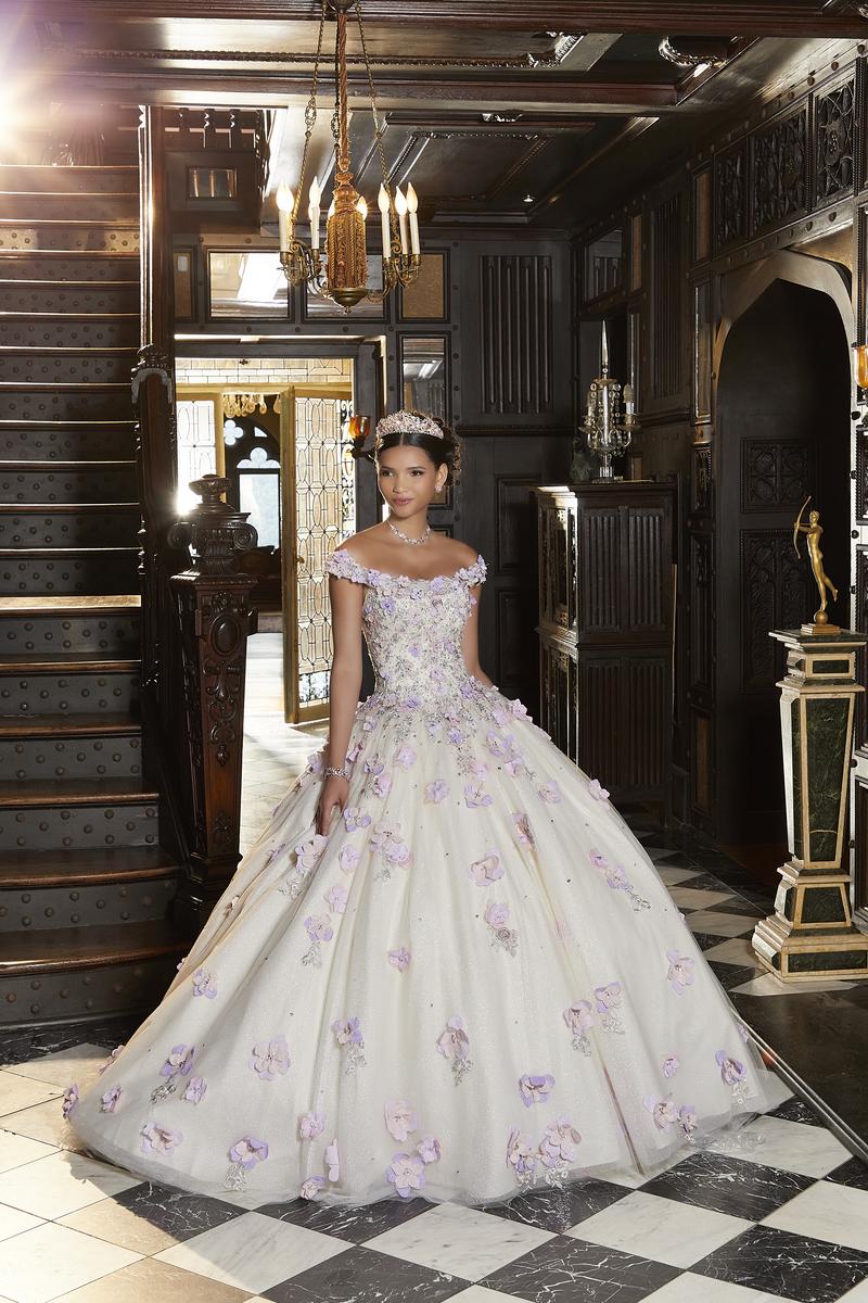 Vizcaya by Morilee Whimsical 3D Floral Quince Dress 89341