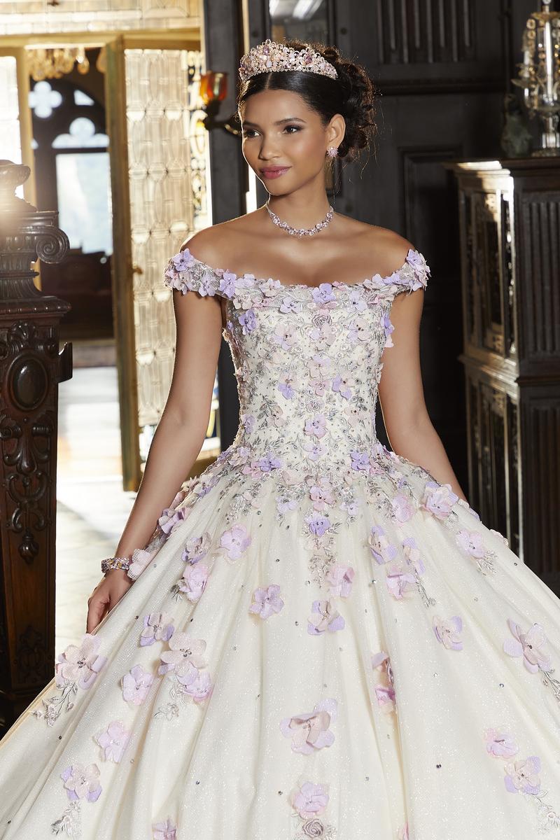 Vizcaya by Morilee Whimsical 3D Floral Quince Dress 89341