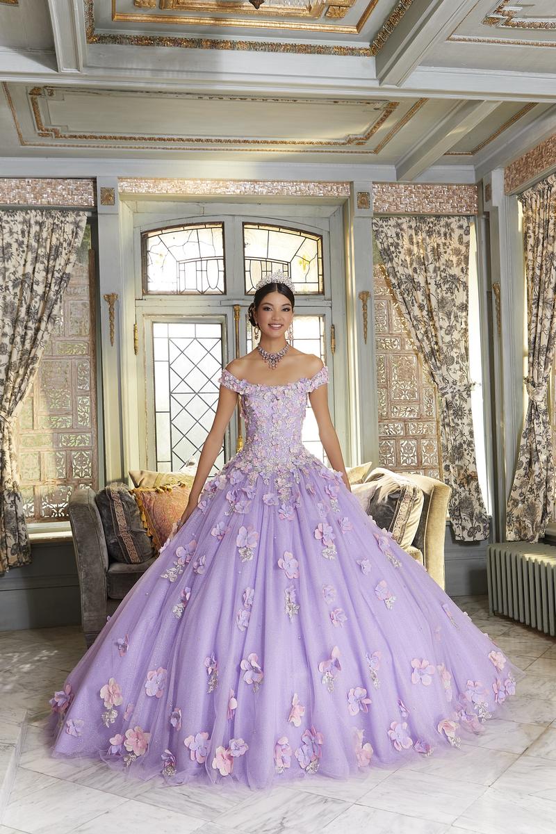 Vizcaya by Morilee Whimsical 3D Floral Quince Dress 89341