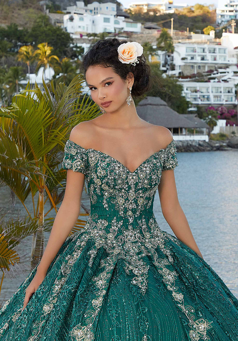 Vizcaya by Morilee Halter Neck Quince Dress 89351