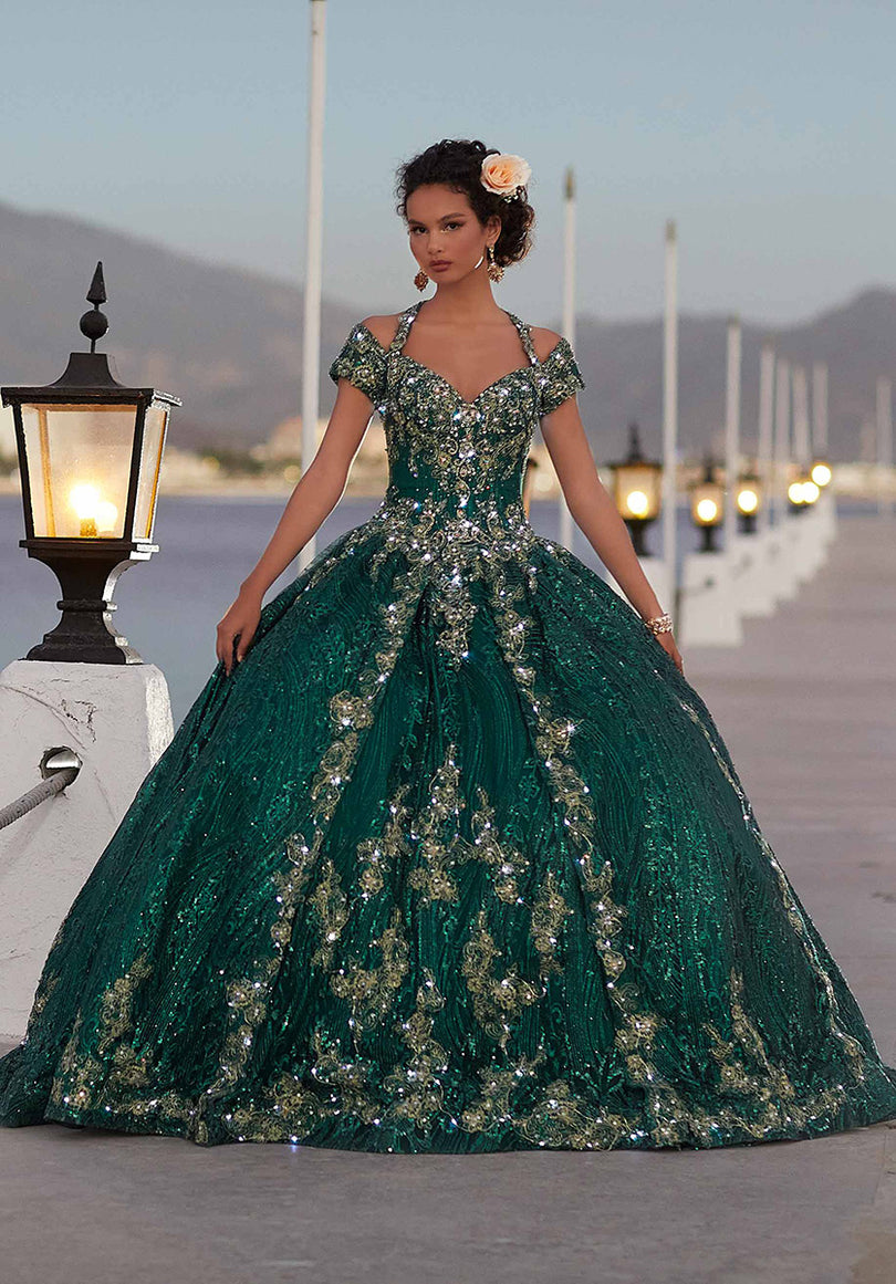 Vizcaya by Morilee Halter Neck Quince Dress 89351