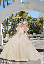 Vizcaya by Morilee Flutter Sleeve Quince Dress 89365