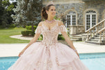 Vizcaya by Morilee Tiered Skirt Quince Dress 89402