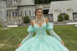 Vizcaya by Morilee Lace and Tulle Quince Dress 89407