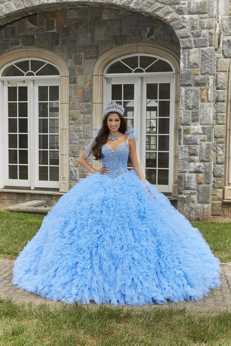 Vizcaya by Morilee Ruffle Tulle Quince Dress 89410